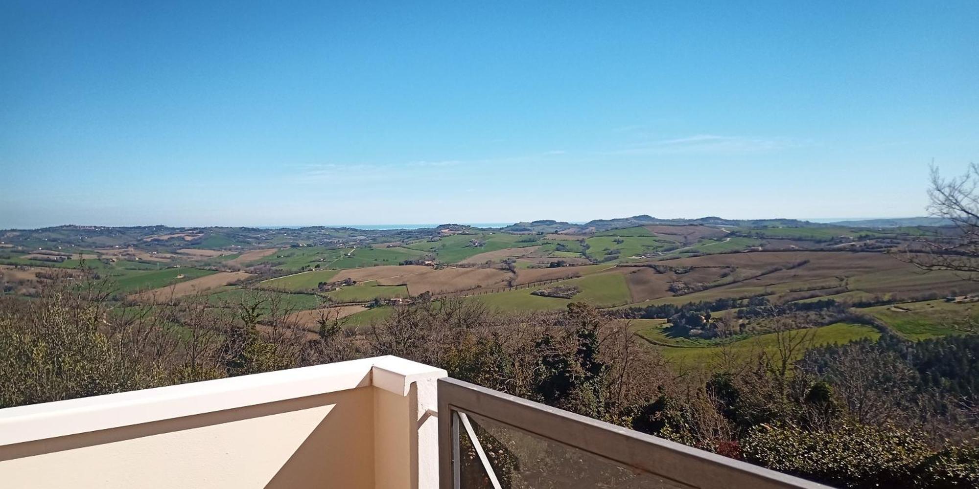 Appartamento Che Vista! Affittacamere Mombaroccio Exterior foto